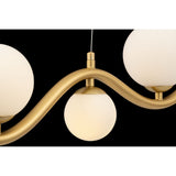 Contemporary Uva Gold Hanging Light Fixture