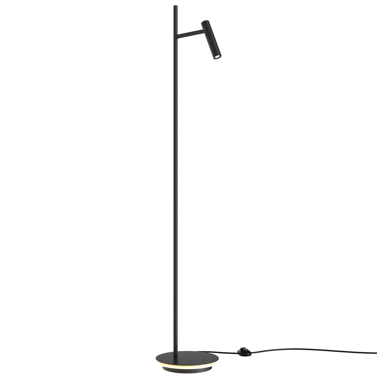 Sleek Black Estudo Floor Lamp - Modern LED Illumination