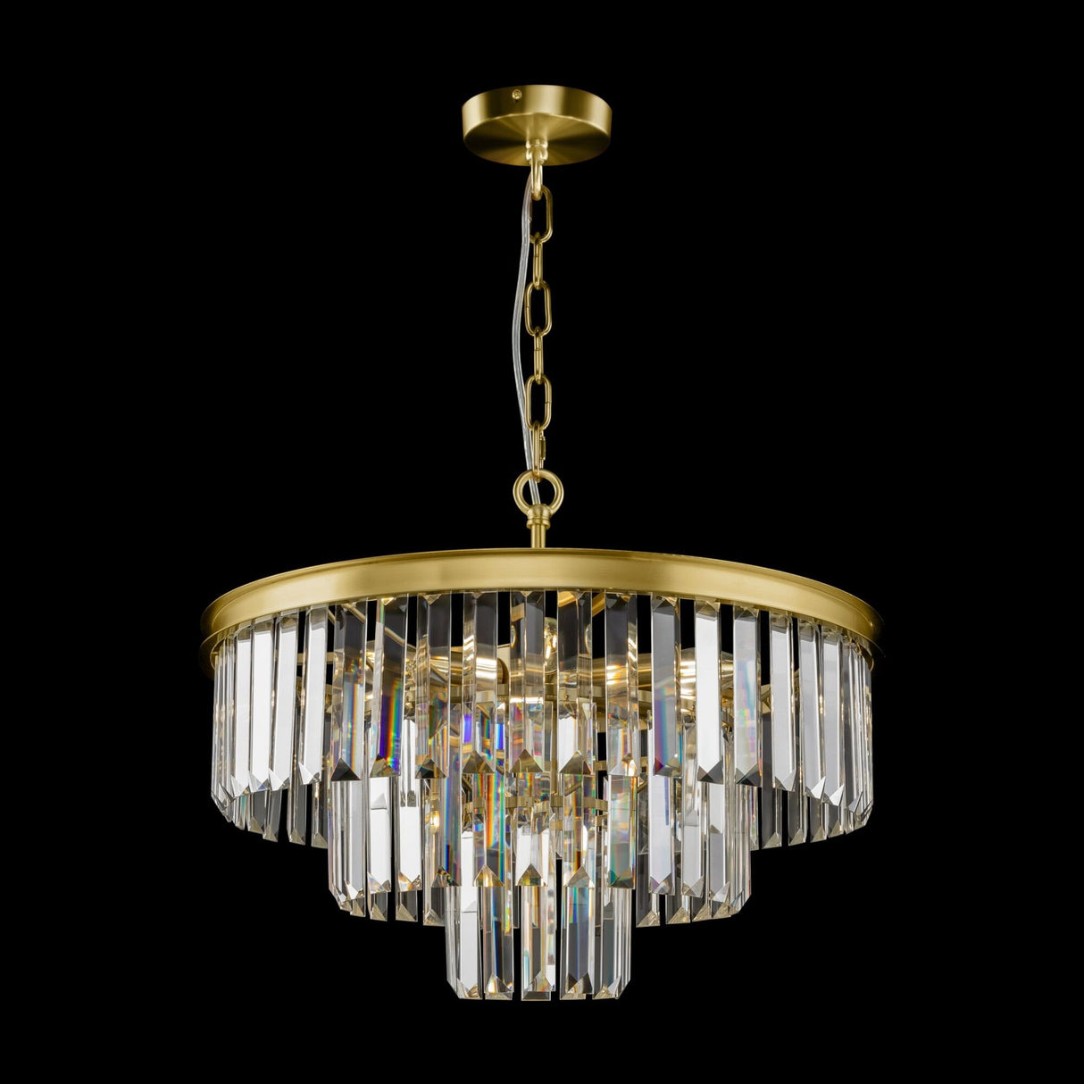 Revero Brass Elegance Pendant Chandelier