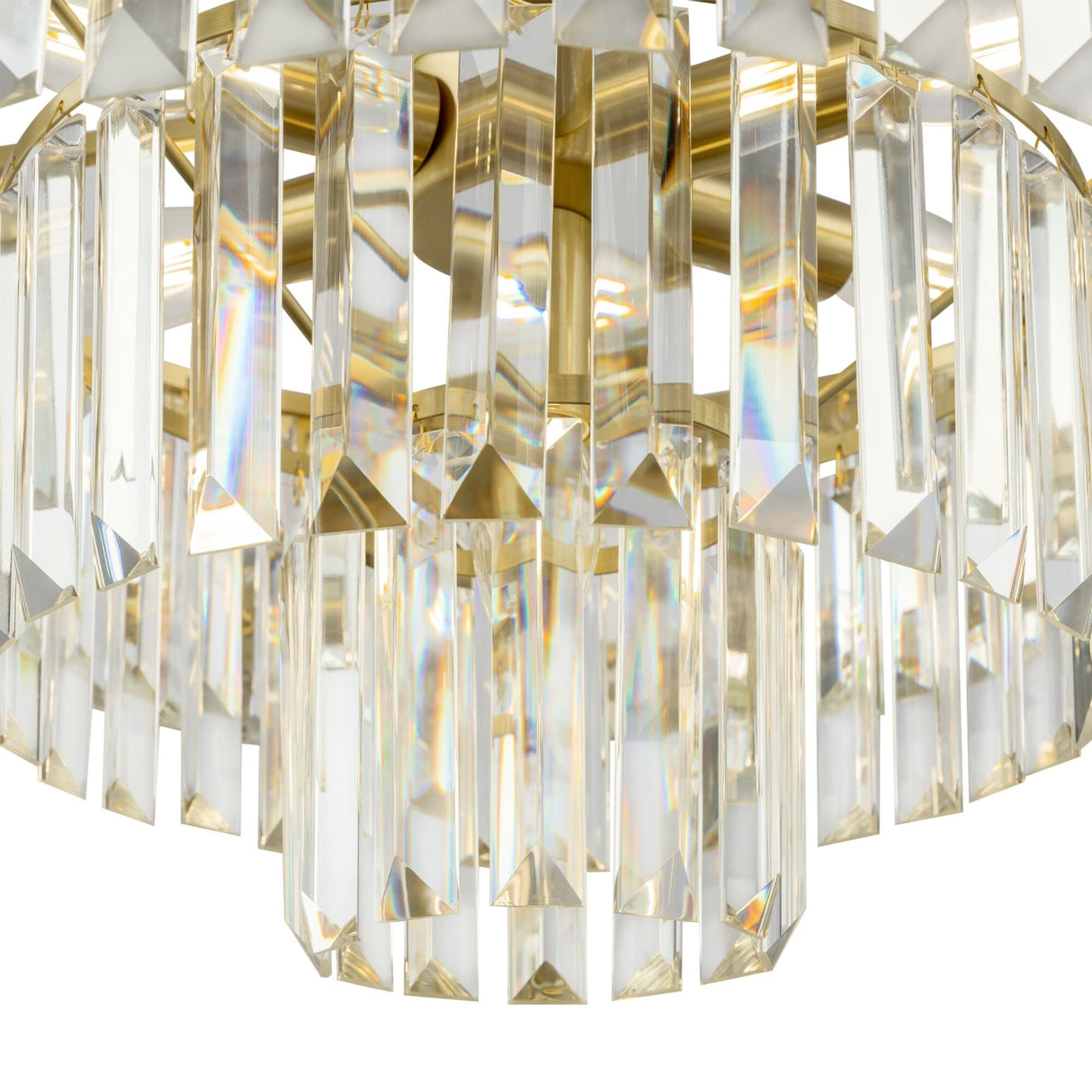 Revero Brass Elegance Pendant Chandelier