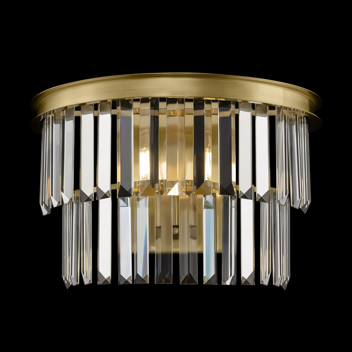 Elegant Brass Revero Neoclassic Wall Sconce