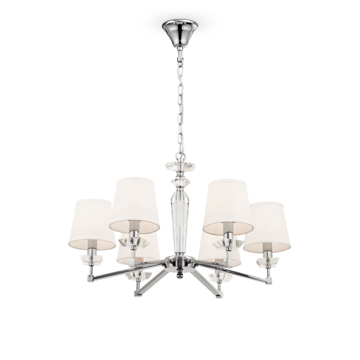 Timeless Elegance Beira Nickel Chandelier