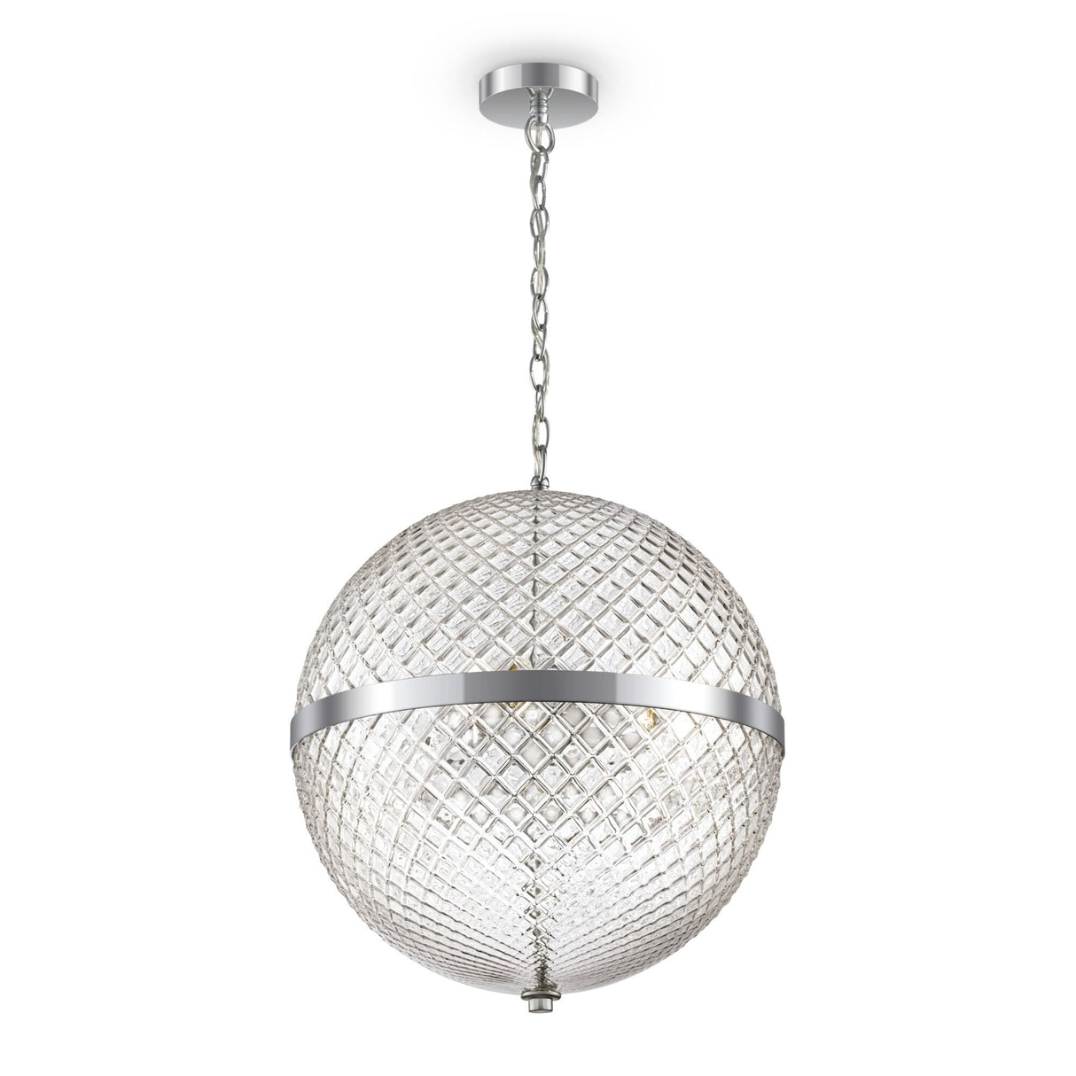 Yonkers Elegance Chrome Pendant Light
