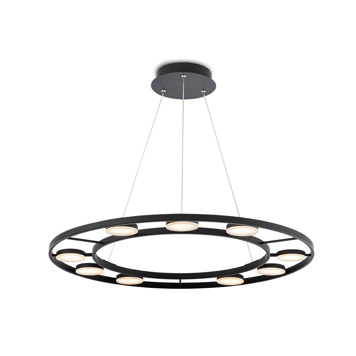 Sleek Black Fad Pendant Light Fixture