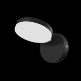 Contemporary Flair Matte Black LED Wall Sconce