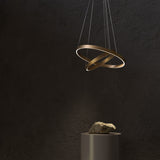 Elegant Brass LED Pendant Light - Rim Series