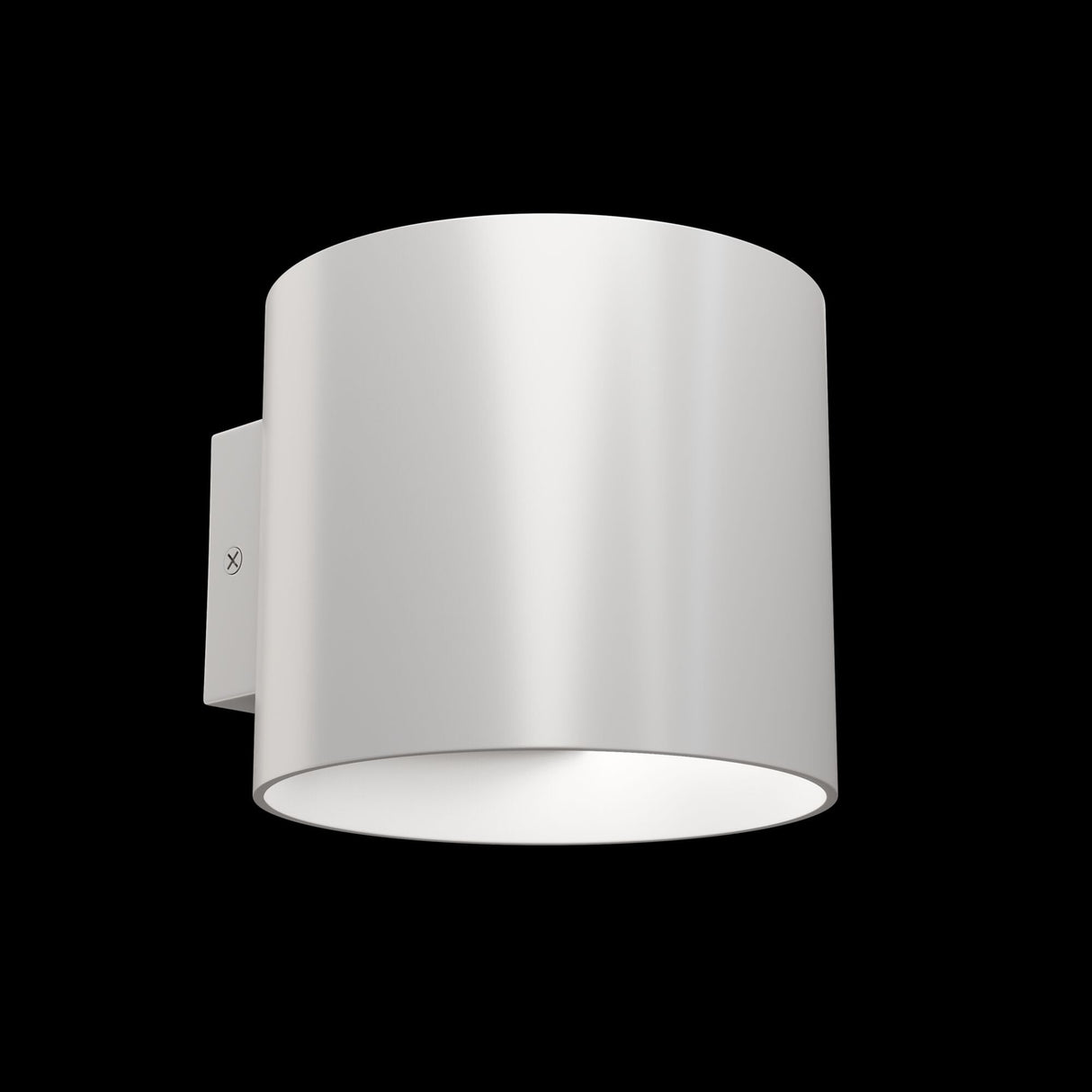 Radiant White Rond Wall & Ceiling Fixture