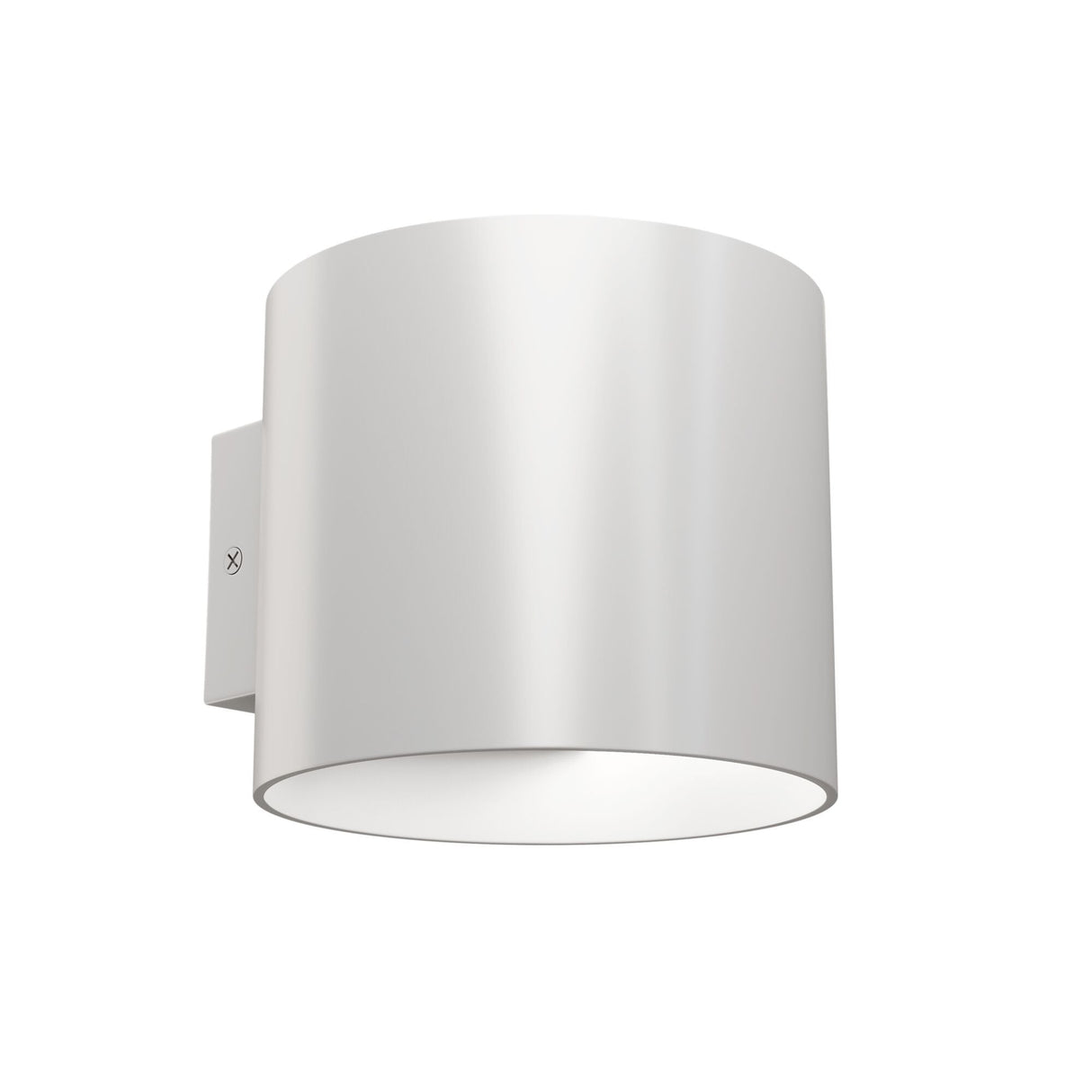 Radiant White Rond Wall & Ceiling Fixture