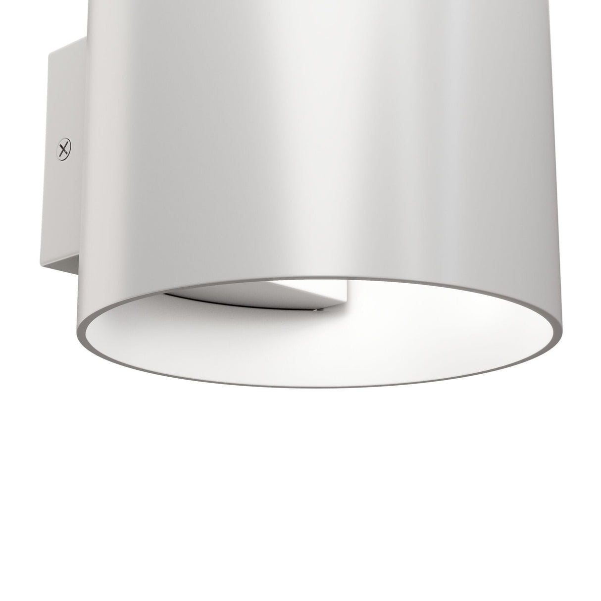 Radiant White Rond Wall & Ceiling Fixture