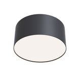 Sleek Black Zon LED Ceiling Lamp