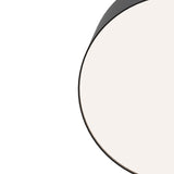 Sleek Black Zon LED Ceiling Lamp