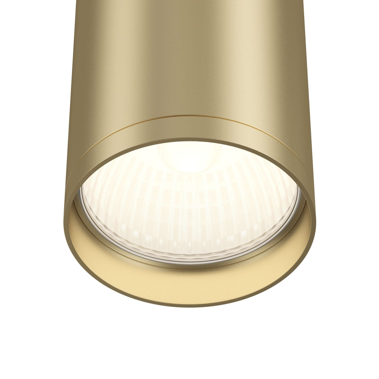 Elegant Matt Gold Focus S Ceiling Light Fixture