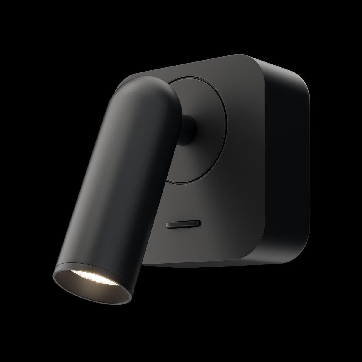 Sleek Mirax Black LED Wall Light