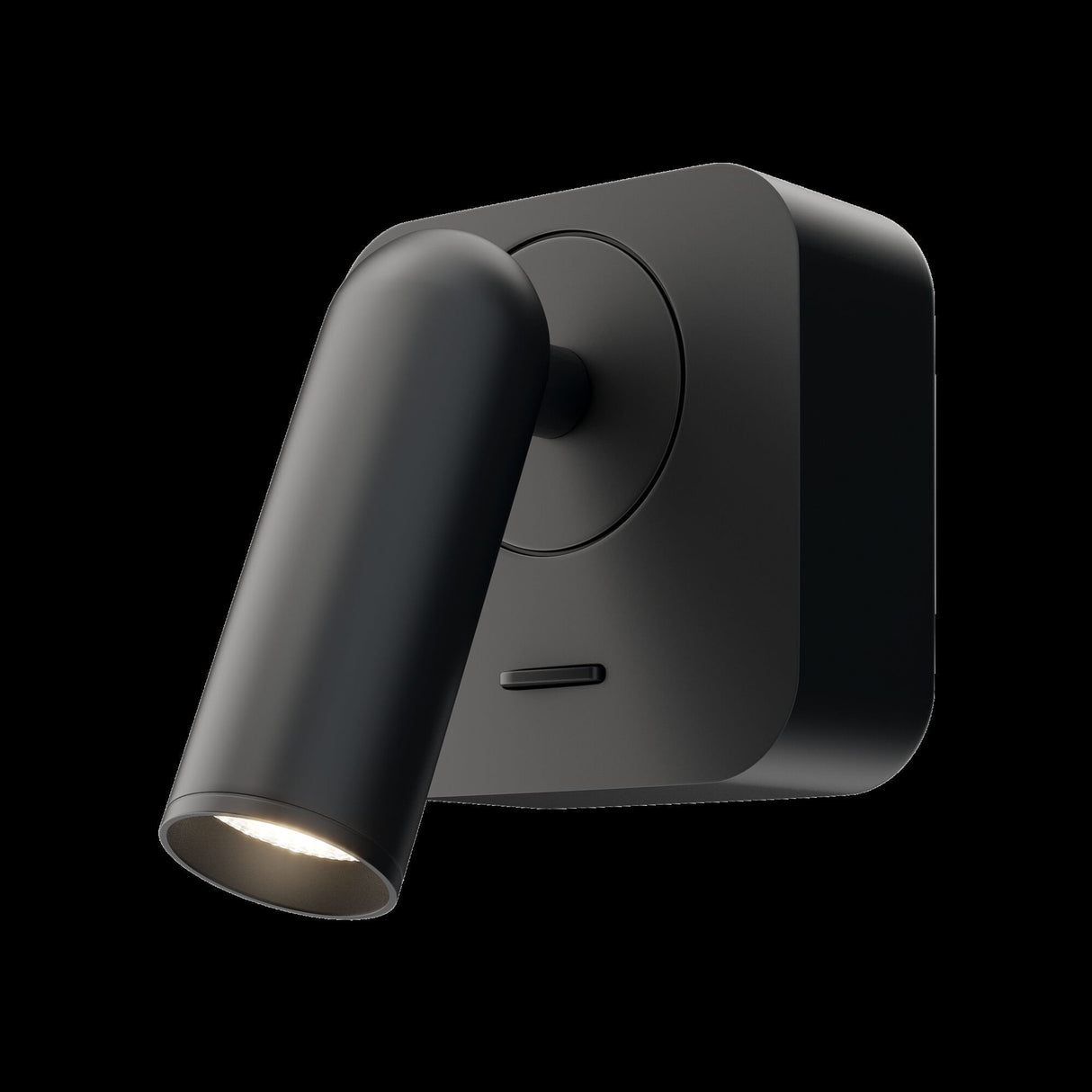 Sleek Mirax Black LED Wall Light