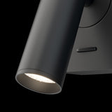 Sleek Mirax Black LED Wall Light
