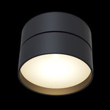 Black Onda LED Ceiling Lamp - Sleek Modern Design