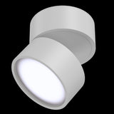 Sleek White Onda Series LED Ceiling Lamp