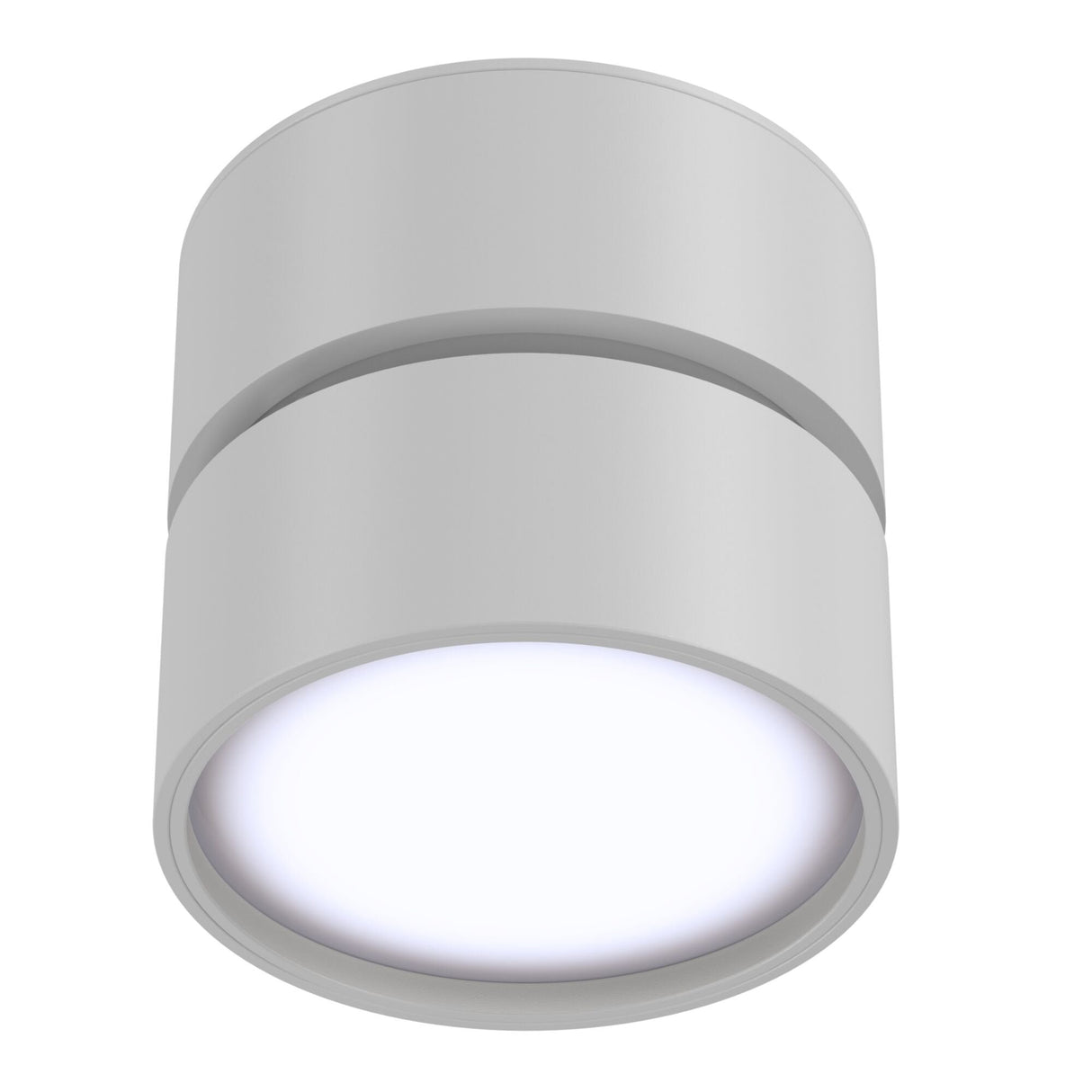 Sleek White Onda Series LED Ceiling Lamp