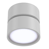 Sleek White Onda Series LED Ceiling Lamp