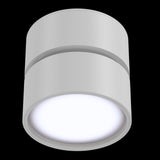Sleek White Onda Series LED Ceiling Lamp