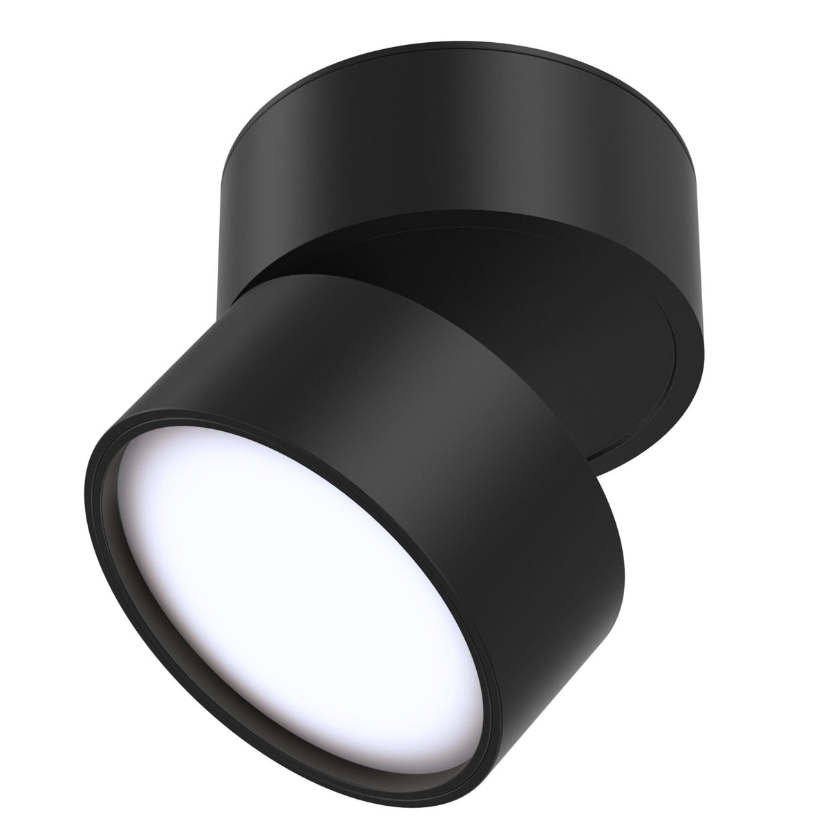 Modern Onda Series Black LED Ceiling Light