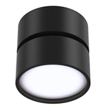 Modern Onda Series Black LED Ceiling Light