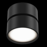 Onda Black Adjustable LED Ceiling Lamp