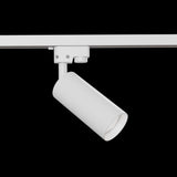 Focus White Track Lighting - Sleek Single Phase System