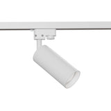 Focus White Track Lighting - Sleek Single Phase System