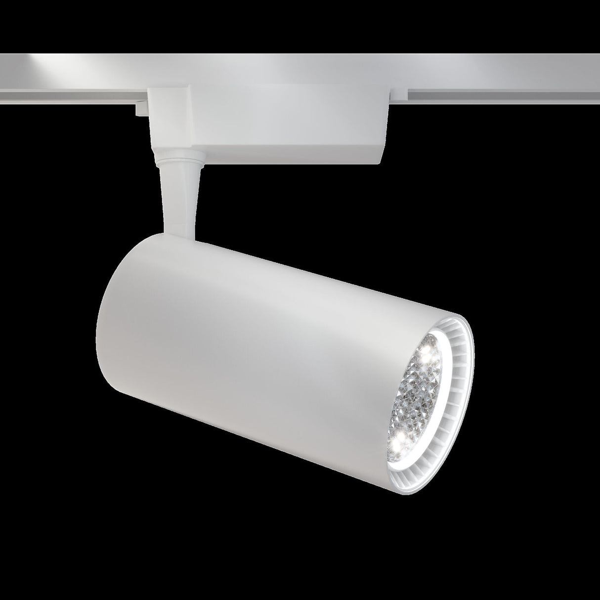 White LED Track Lighting System - Single Phase, 3000K, 3200 Lumens