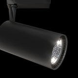 Modern Black LED Track Lighting - Single Phase System