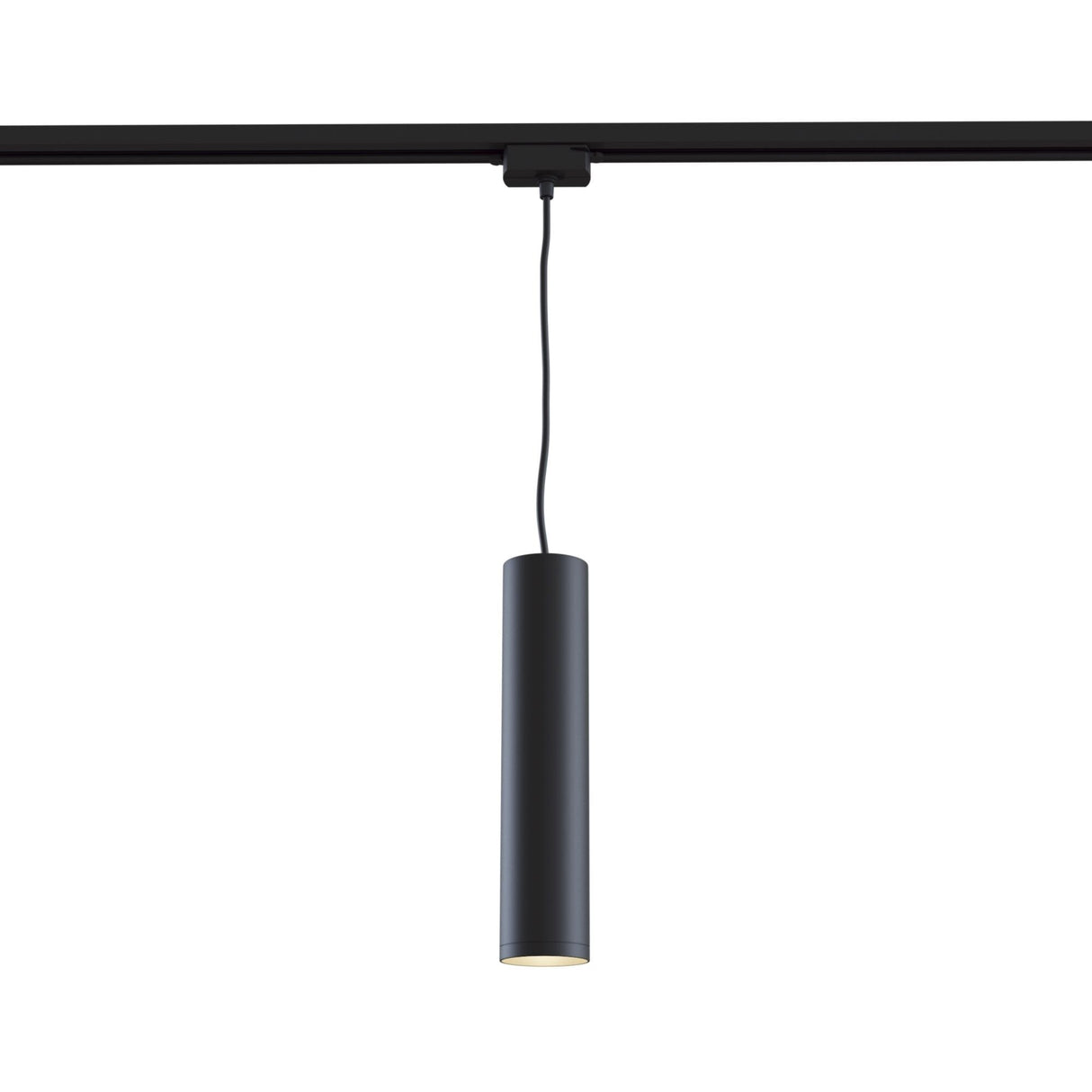 Versatile Black Track Light - Single Phase System
