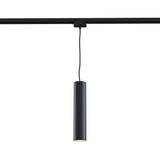 Versatile Black Track Light - Single Phase System