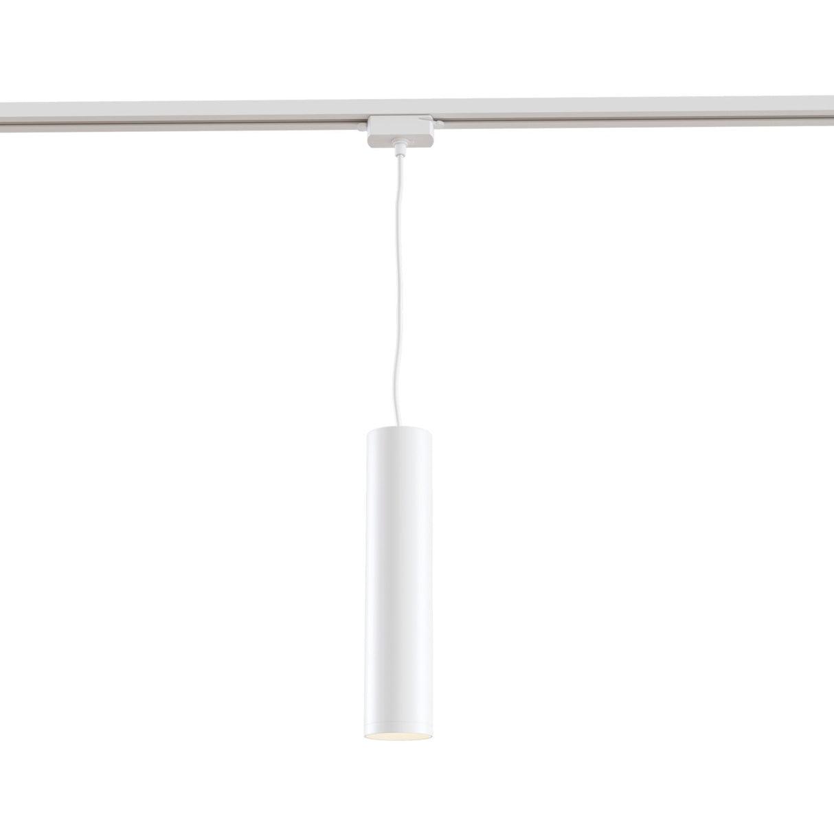 White Track Lighting - Single Phase Track Lamp, GU10 50W, 300mm Height