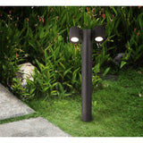 Sleek Black Outdoor Wall-Mounted Landscape Light