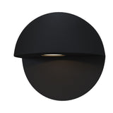 Sleek Black Mezzo LED Wall Sconce for Outdoor Spaces