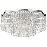 Sleek Dune Collection Chrome Pendant Light