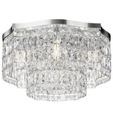 Contemporary Chrome Dune Pendant Light
