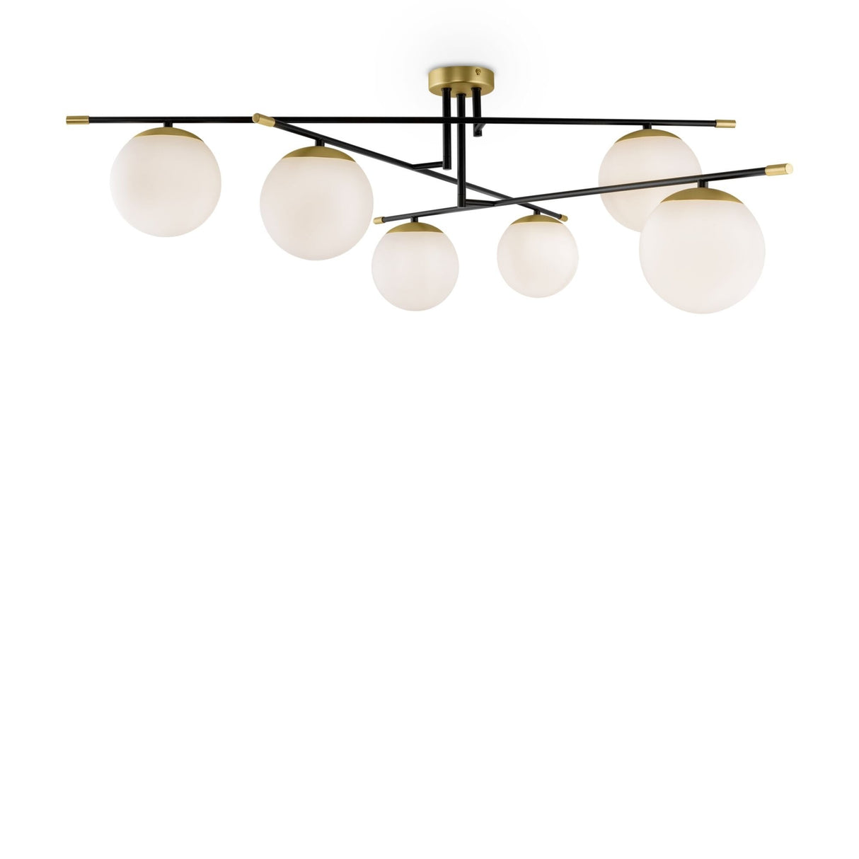Nostalgia Series: Matte Gold Contemporary Ceiling Lamp