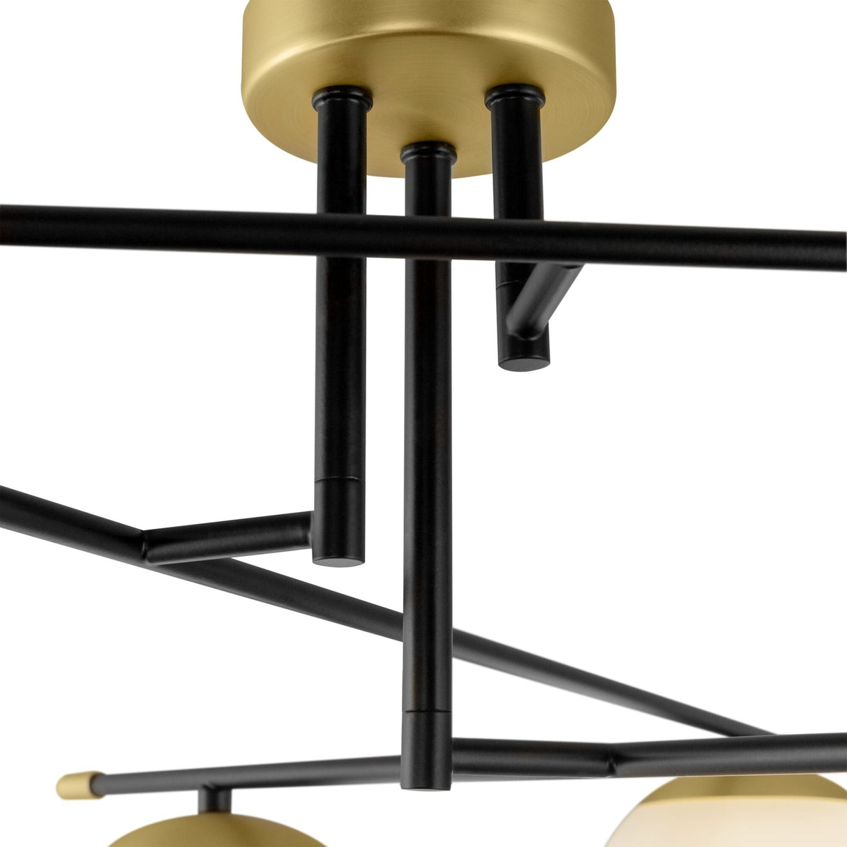 Nostalgia Series: Matte Gold Contemporary Ceiling Lamp