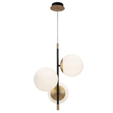 Vintage Modernity Matte Gold Hanging Pendant Light