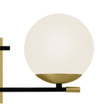 Contemporary Elegance Matte Gold Wall Sconce