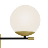 Nostalgia Collection: Matte Gold Modern Wall Light Fixture