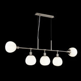 Contemporary Nickel Finish Erich Series Hanging Light Fixture
