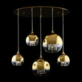 Fermi Gold Pendant Light Fixture