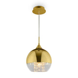 Radiant Fermi Gold Hanging Light Fixture