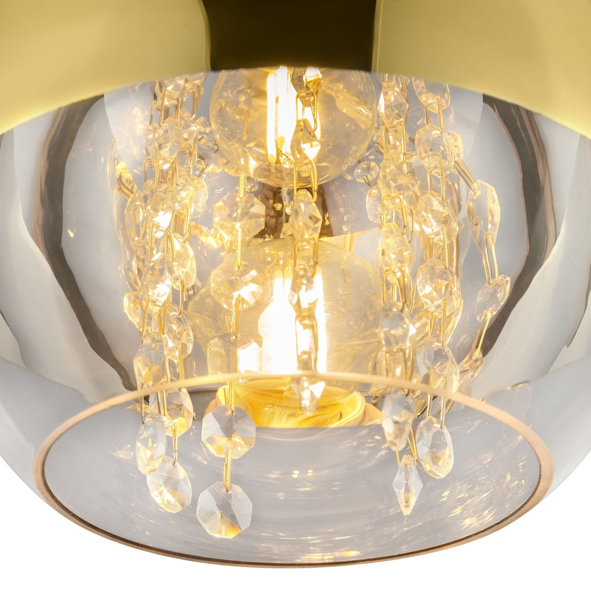 Radiant Fermi Gold Hanging Light Fixture