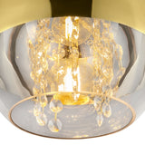 Radiant Fermi Gold Hanging Light Fixture