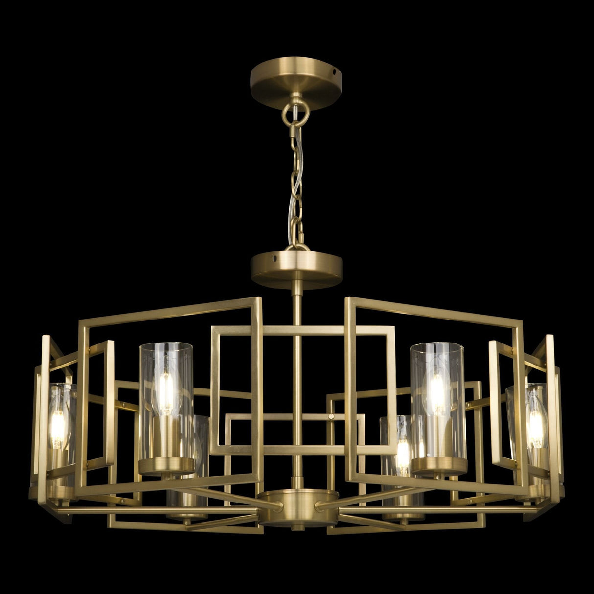 Gilded Elegance: Bowi Series Hanging Lamp