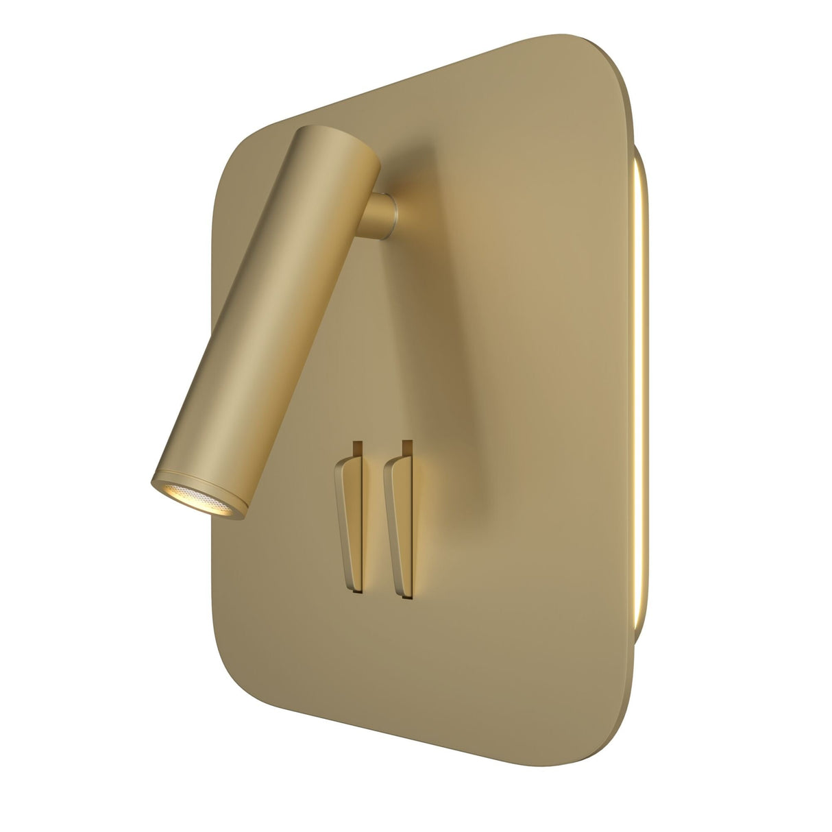 Elegant Matt Gold Ios 176 Wall Lamp – Modern LED Illumination